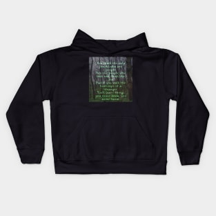 Footsteps of a stranger Kids Hoodie